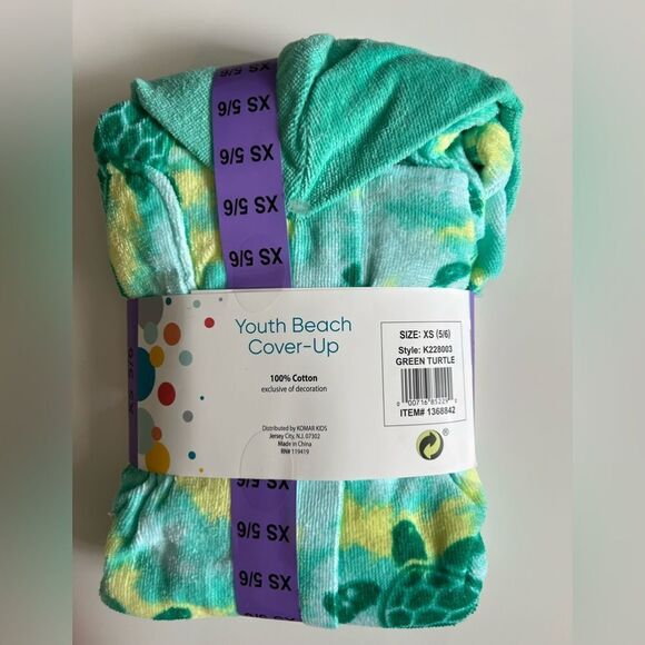 NWT Sainteve Turtle Youth Beach Cover-Up - Picture 6 of 6